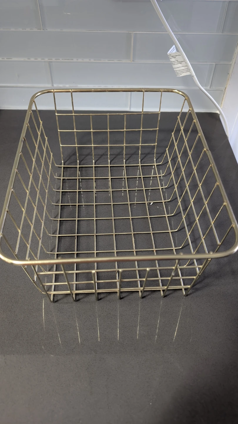 Gold Wire Storage Basket - photo 3