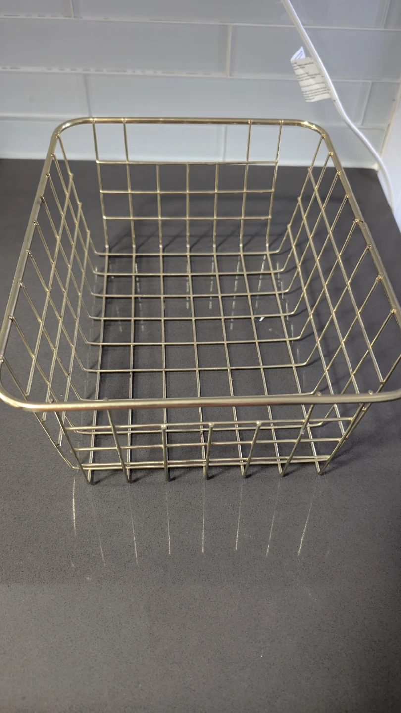 Gold Wire Storage Basket - photo 4