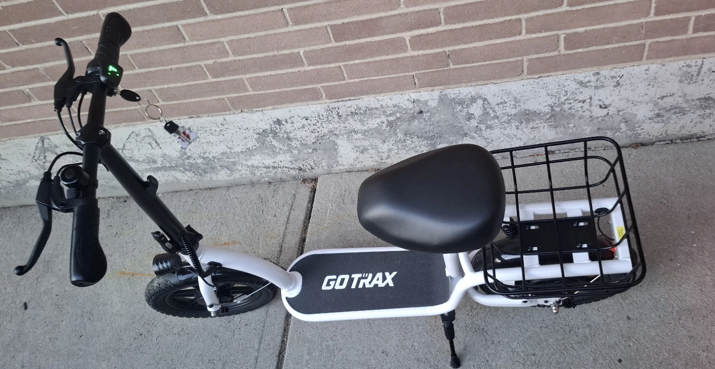 GOTRAX Electric Scooter with Seat and Basket - photo 4
