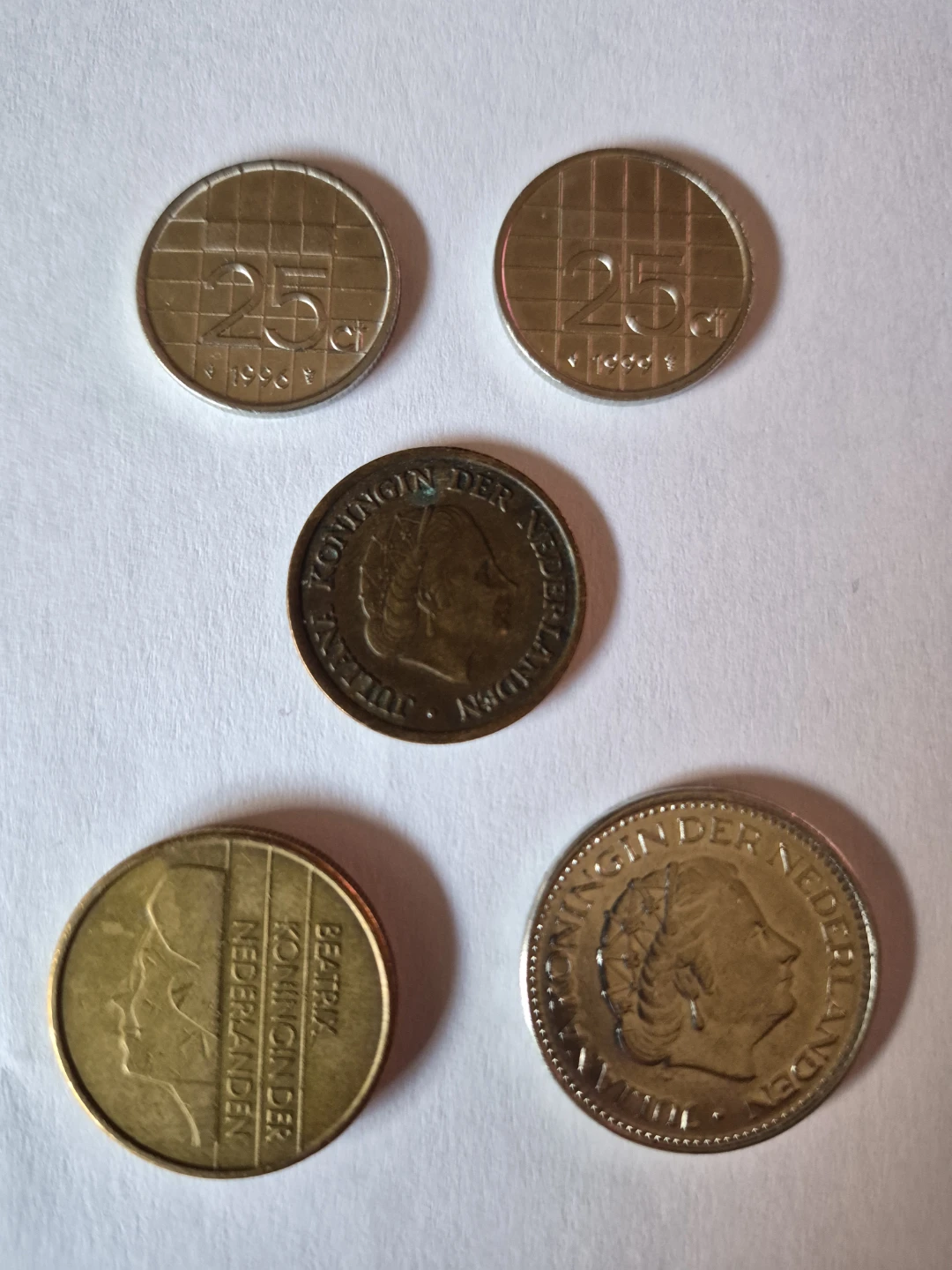 Collection of 5 Dutch Coins - photo 2