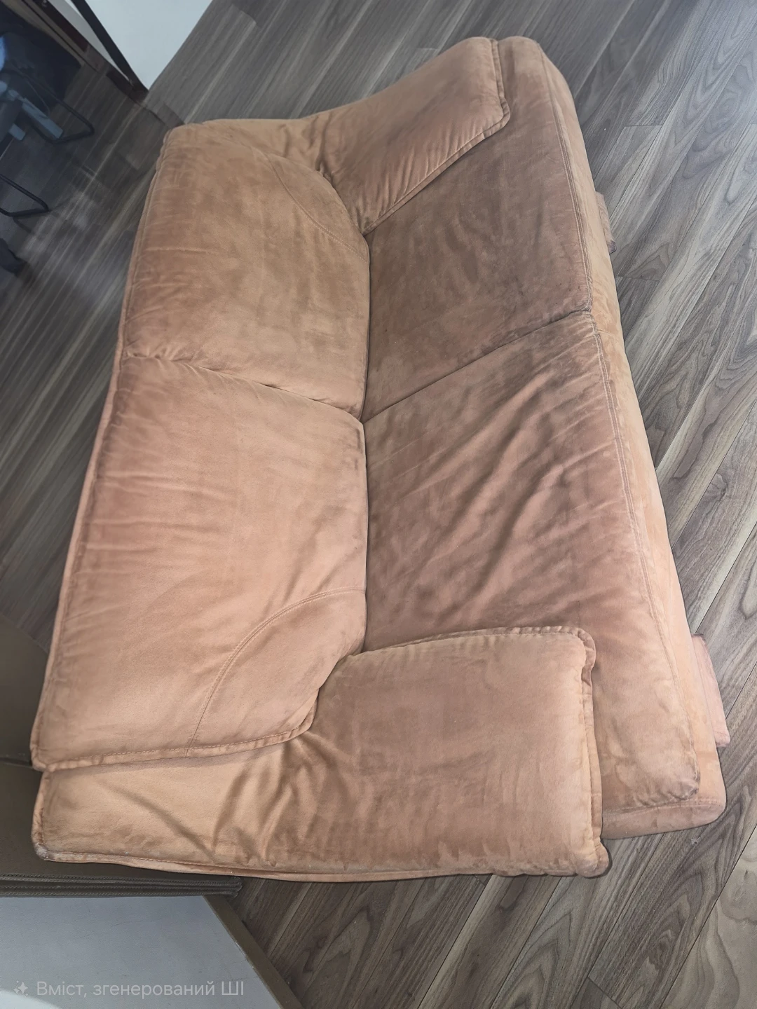 Brown upholstered sofa - photo 4