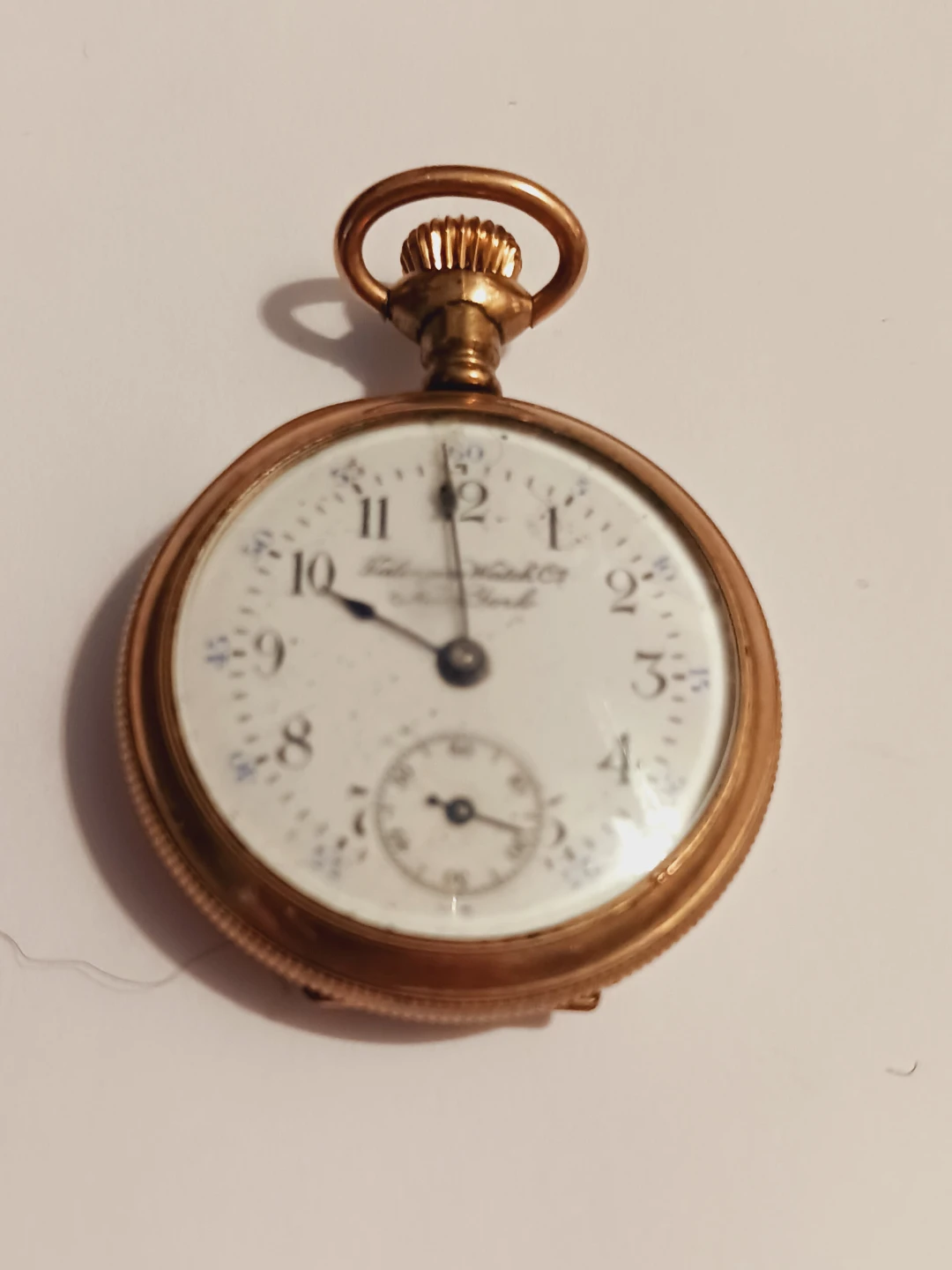Antique  Lonville Swiss 7 Jewels Gold Filled Pocket Watch - photo 2