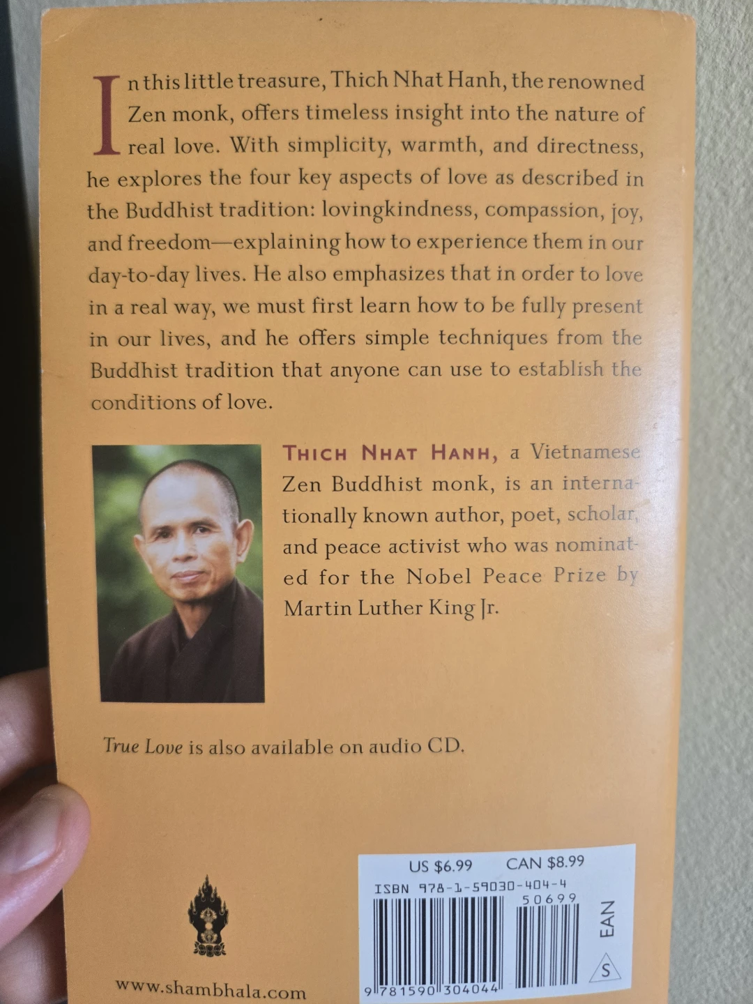 Thich Nhat Hanh's True Love: A Practice for Awakening the Heart - photo 3