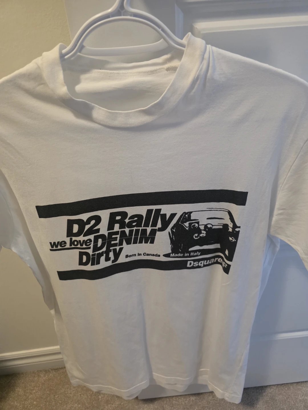 DSQUARED2 D2 Rally Denim Dirty T-Shirt