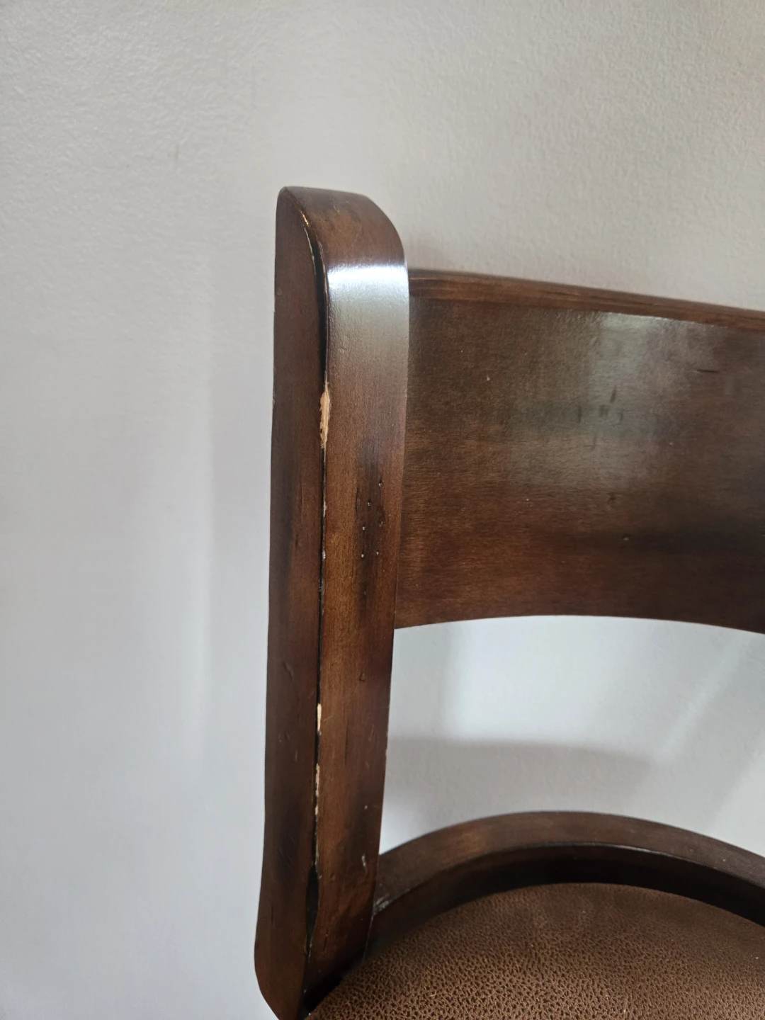 Wooden Bar Stools with Padded Seats - photo 3