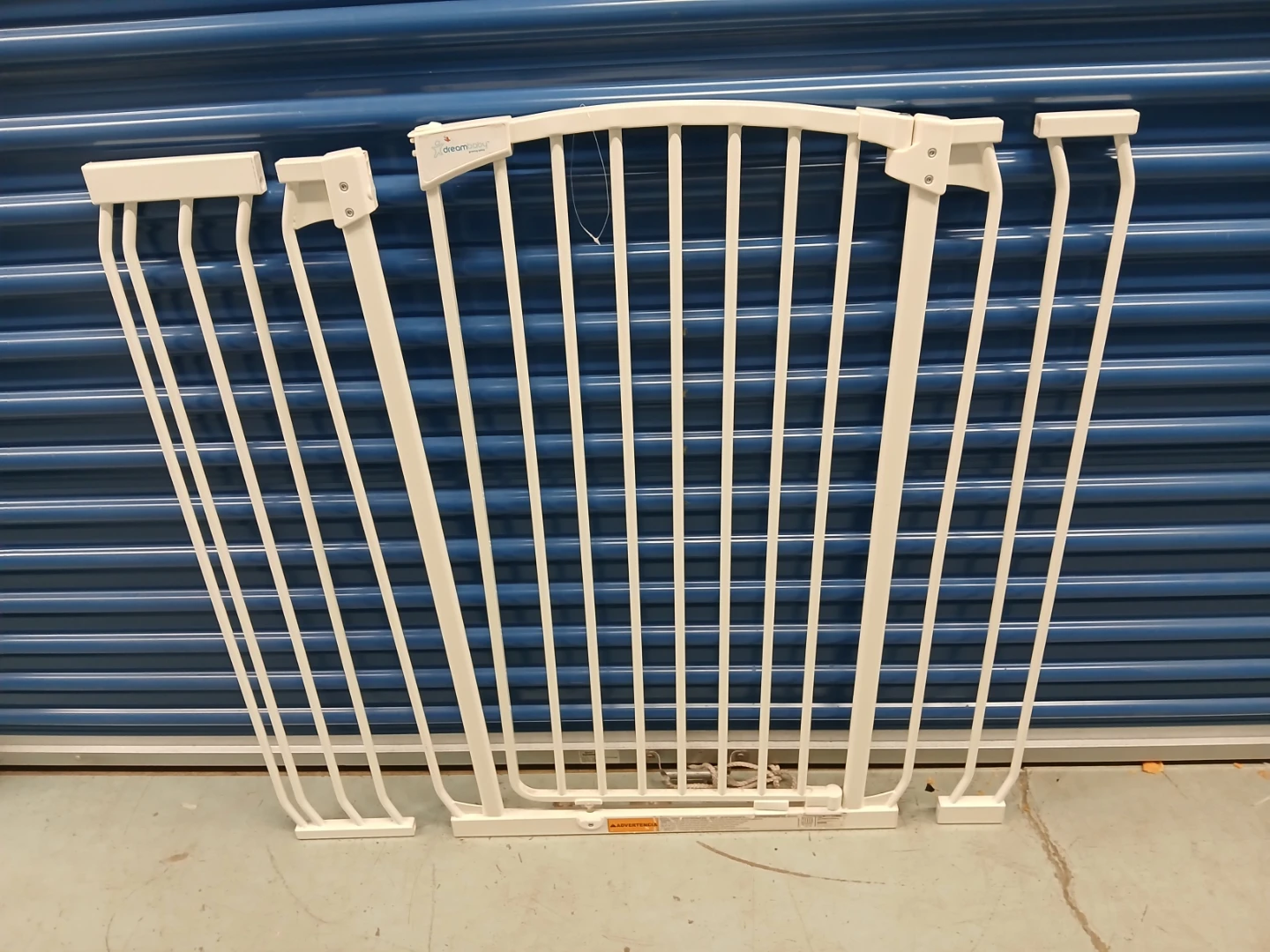 White Metal pet safety Gate - photo 5