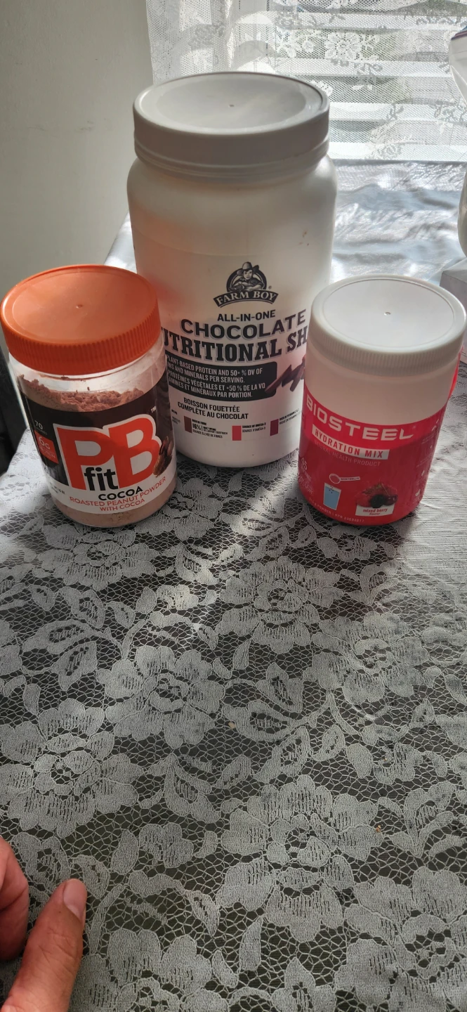 Farm Boy, PBfit and Biosteel Supplements