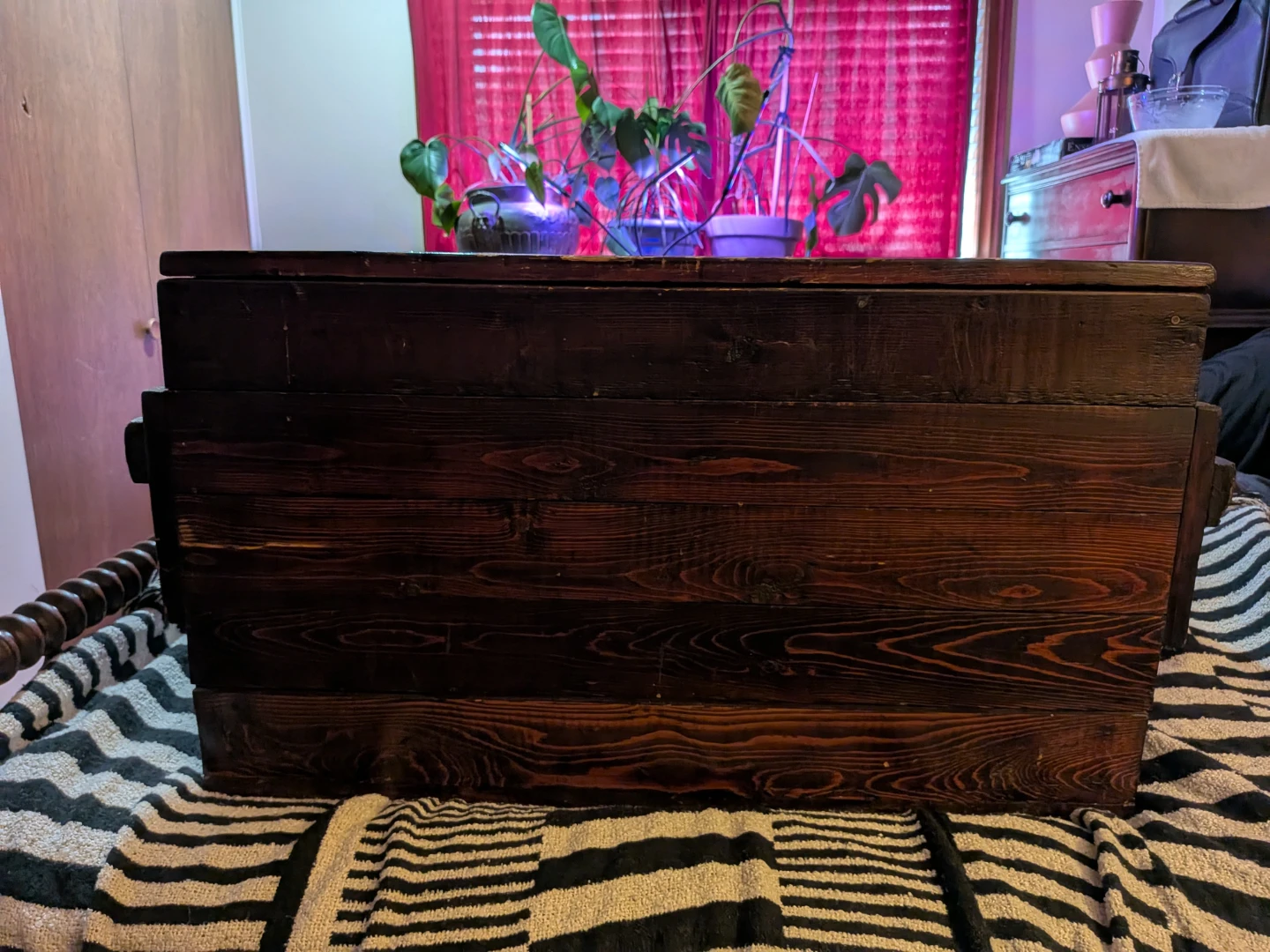 Wooden Storage Chest Trunk $80