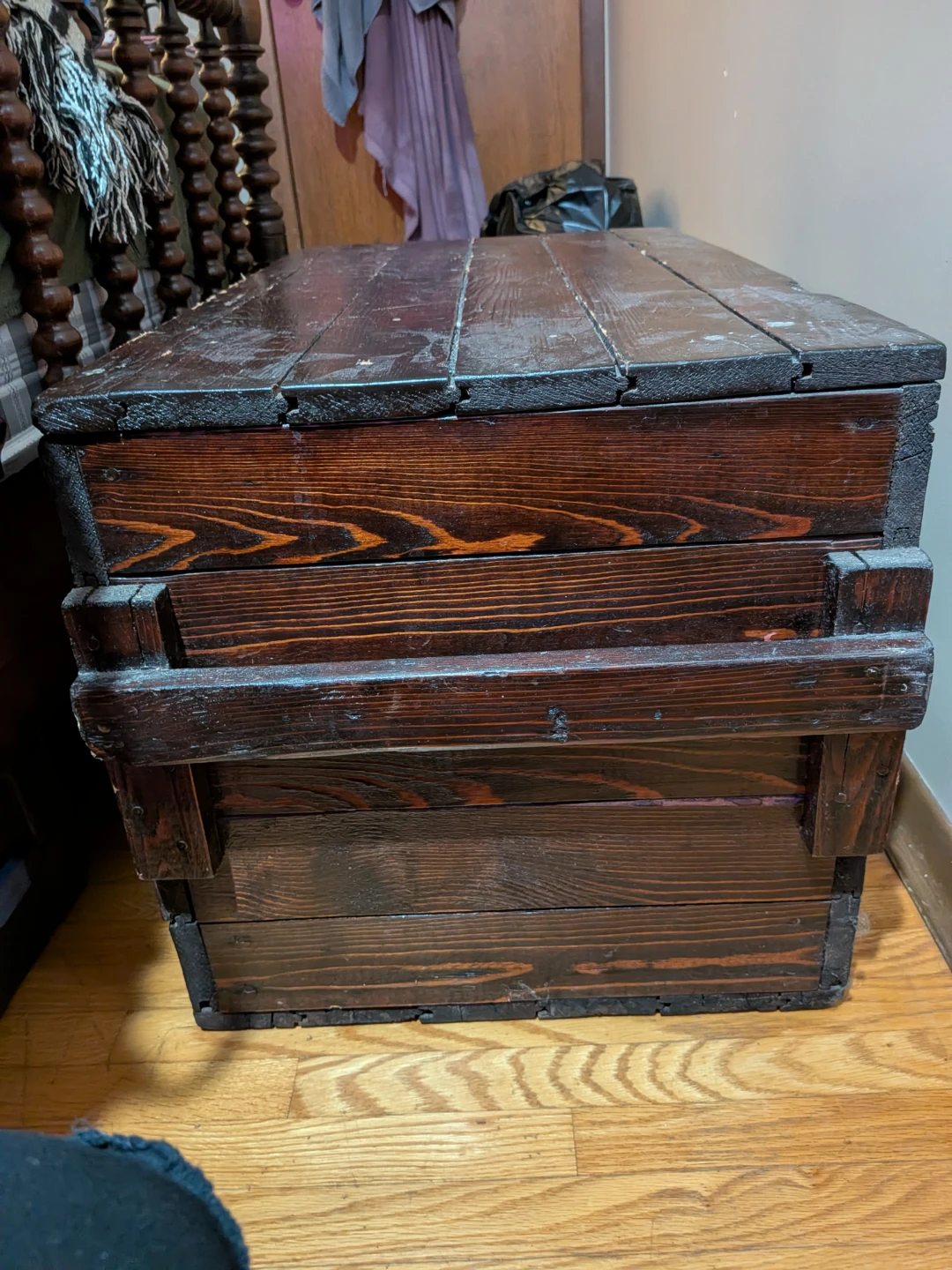 Wooden Storage Chest Trunk $80 - photo 2
