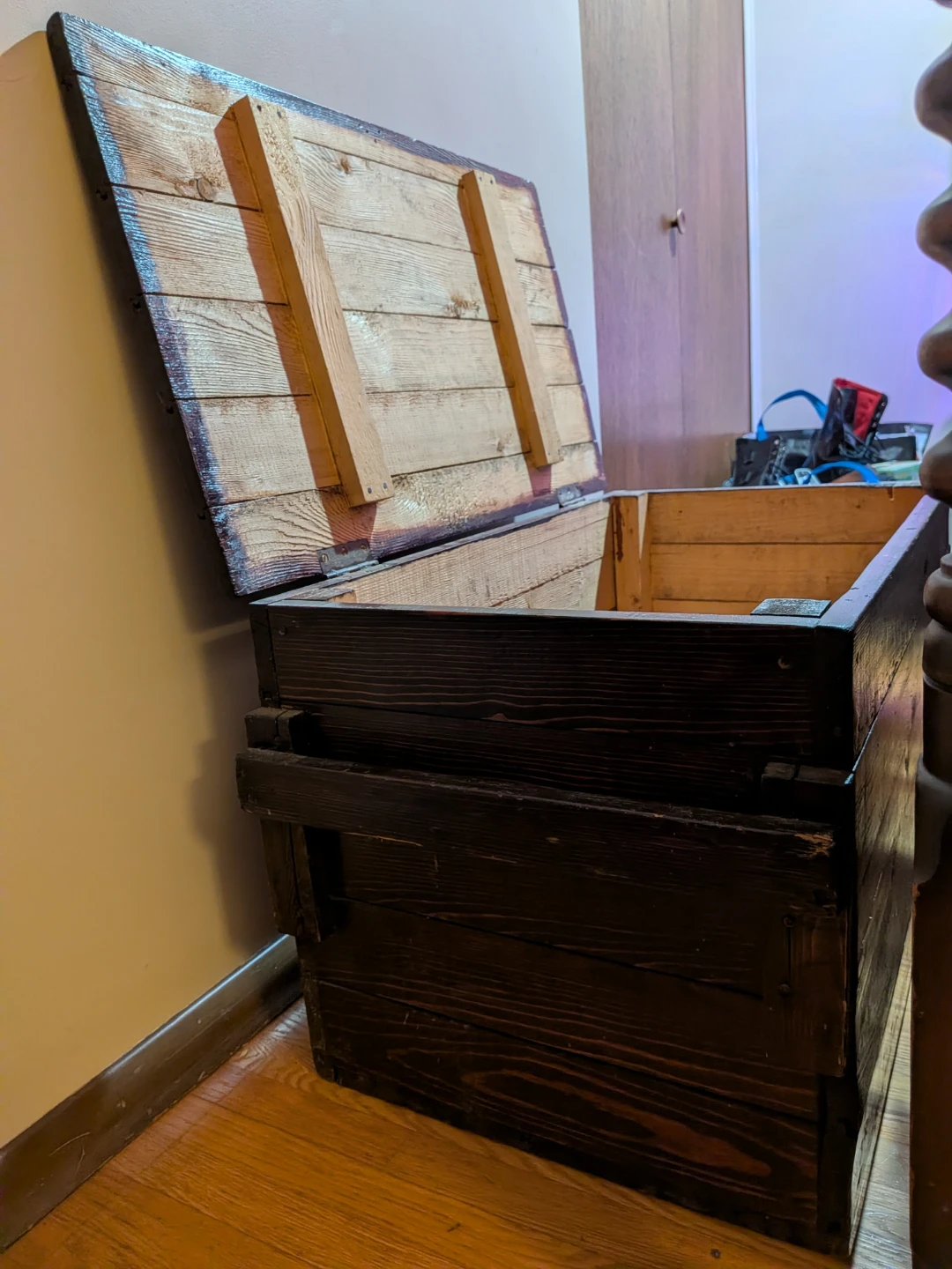 Wooden Storage Chest Trunk $80 - photo 3
