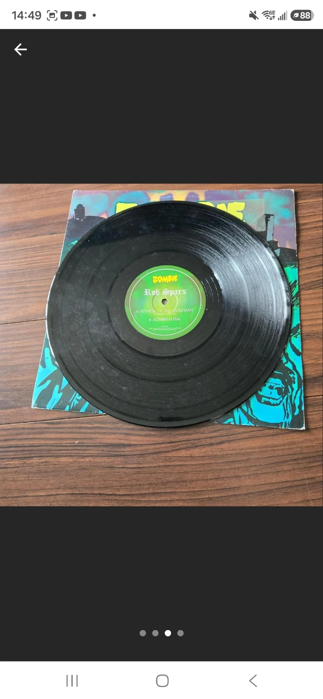 Ron Sparx - Attack of the Wolfman / Zombie Funk 12" - photo 4