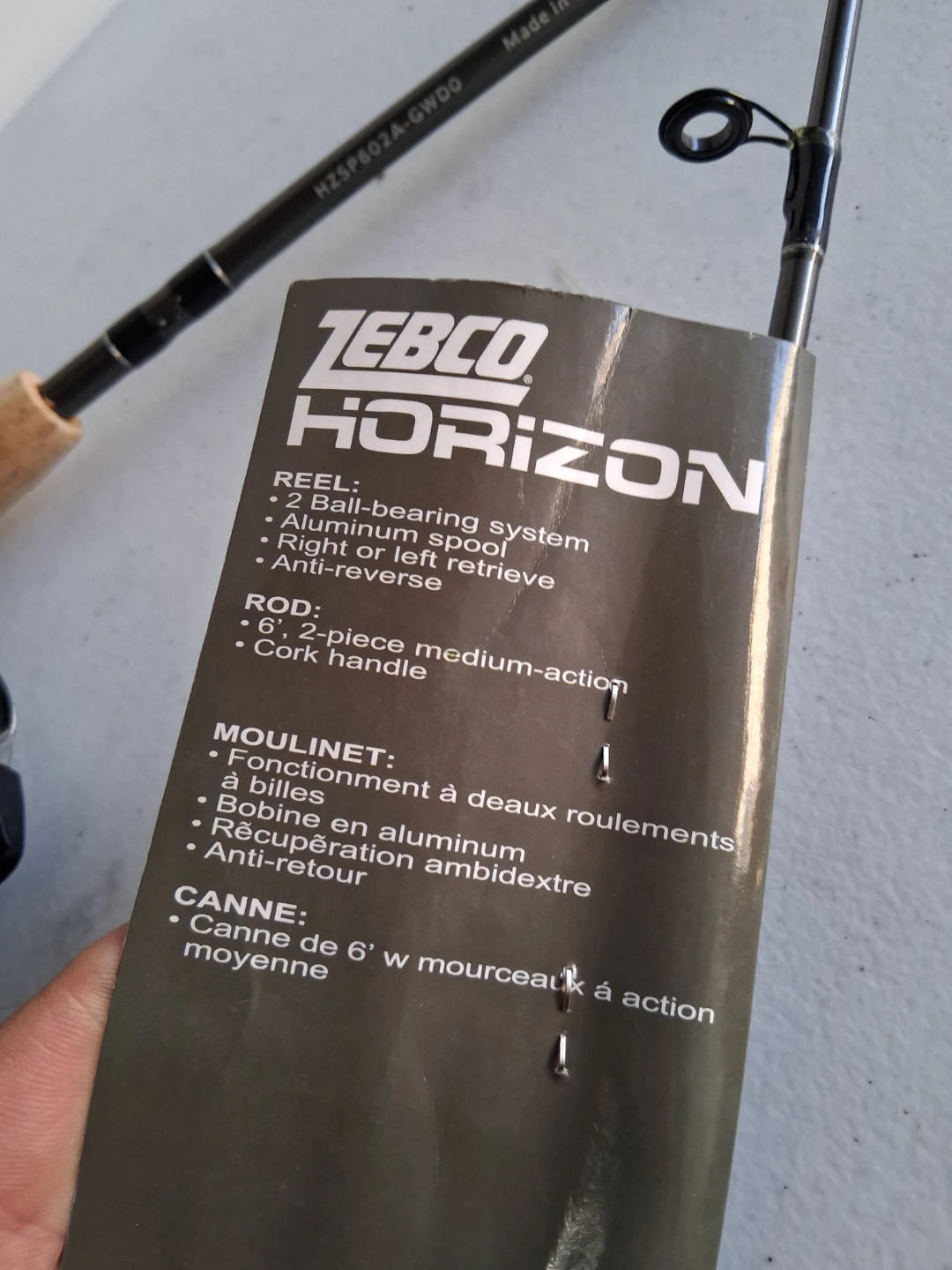 Zebco Horizon Fishing Rod and Reel Combo - photo 3