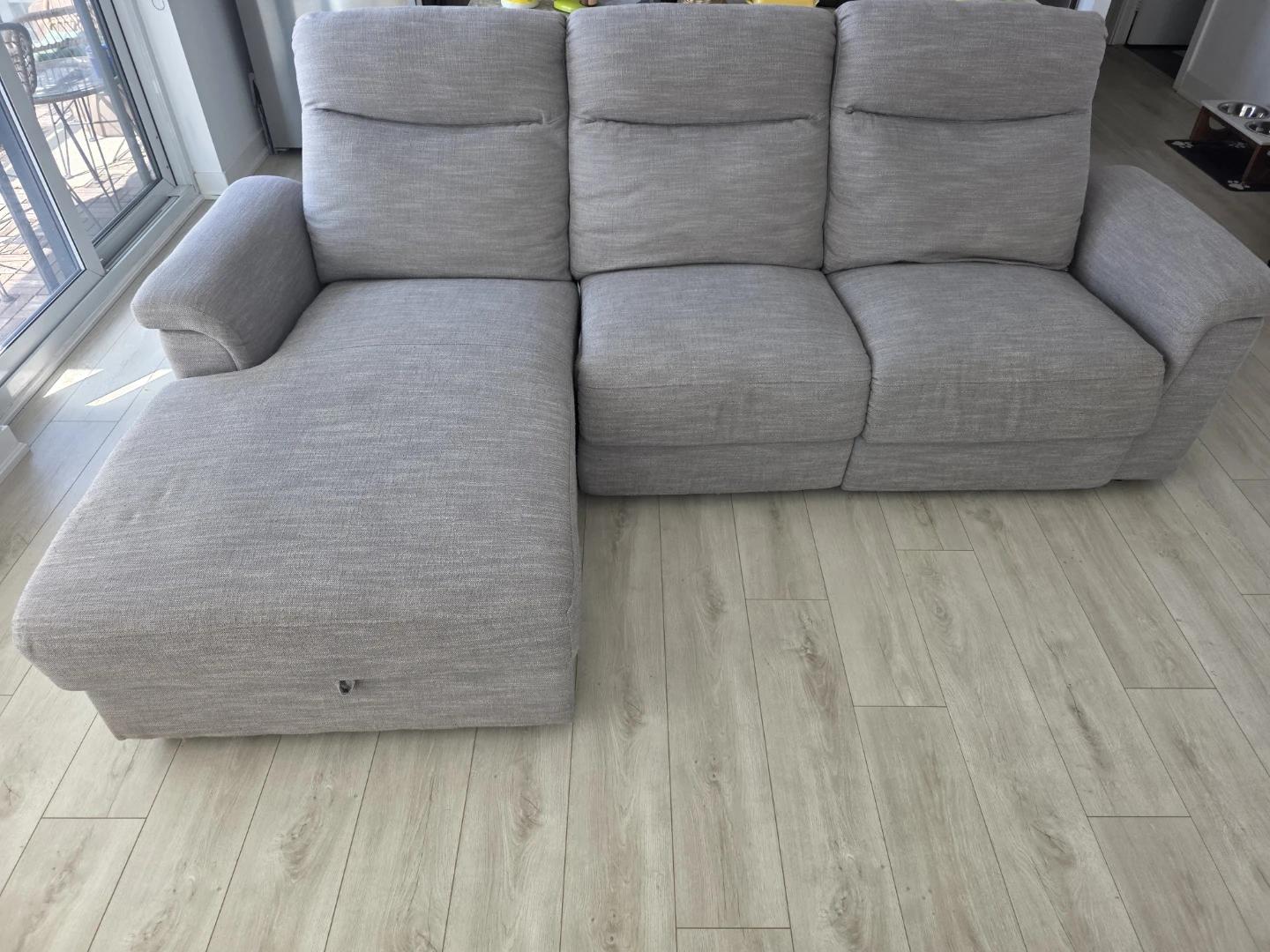 Structube Roger Power Recliner Sectional Left