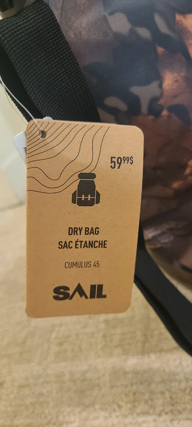 *NEW! Dry Bag 45L Camo from SAIL - with Tags - photo 4