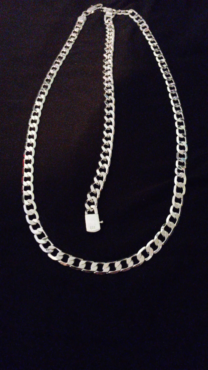 925 Sterling Silver  Necklace Bracelet Set