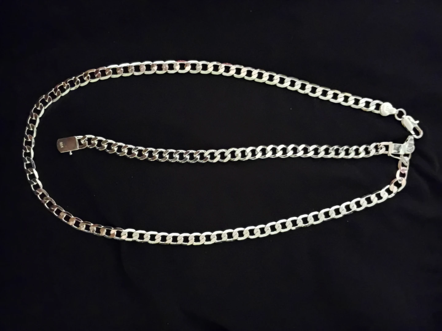 925 Sterling Silver  Necklace Bracelet Set - photo 5