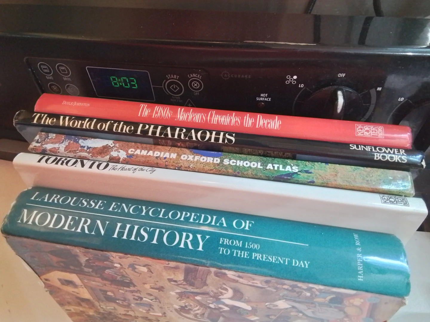 Bundle of 5 Books: History, Atlas, Toronto, Pharaohs