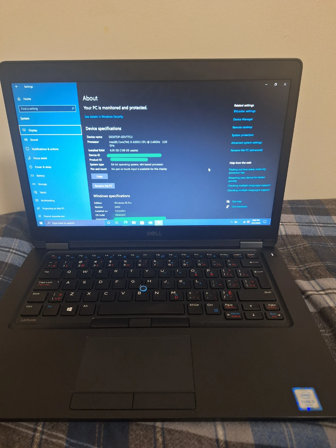 Dell Latitude 5480 Laptop