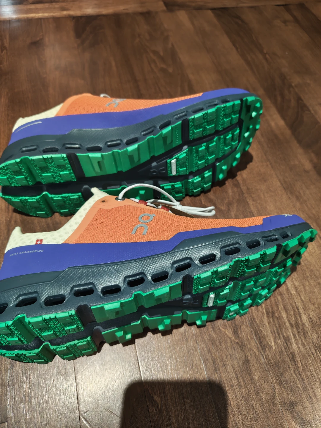 On Running Cloudvista Trail Shoes - Orange/Blue - photo 3