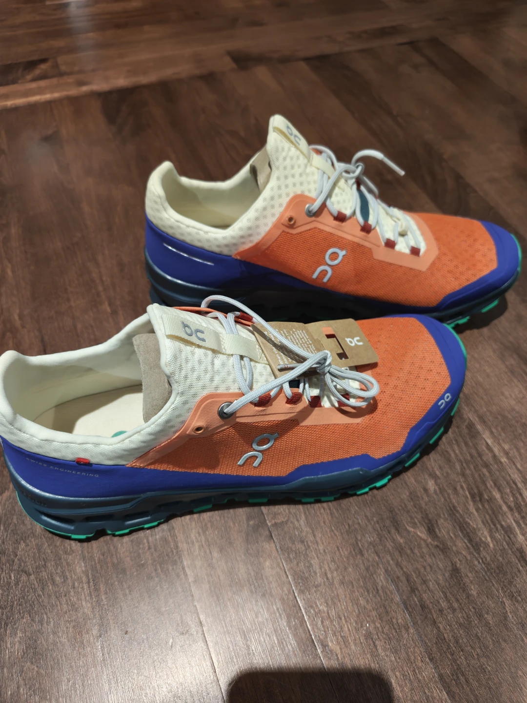 On Running Cloudvista Trail Shoes - Orange/Blue - photo 4