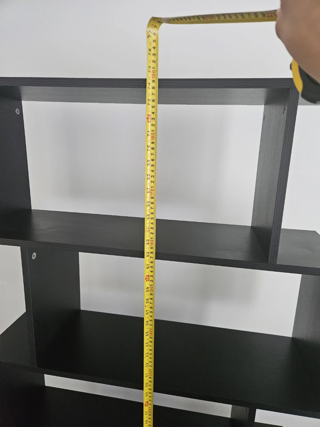 Modern Black Zig Zag Bookshelf - photo 3