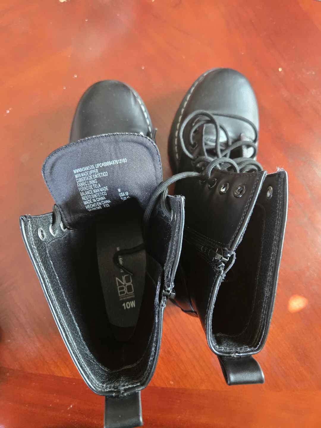 NOBO Black Combat Boots - photo 2