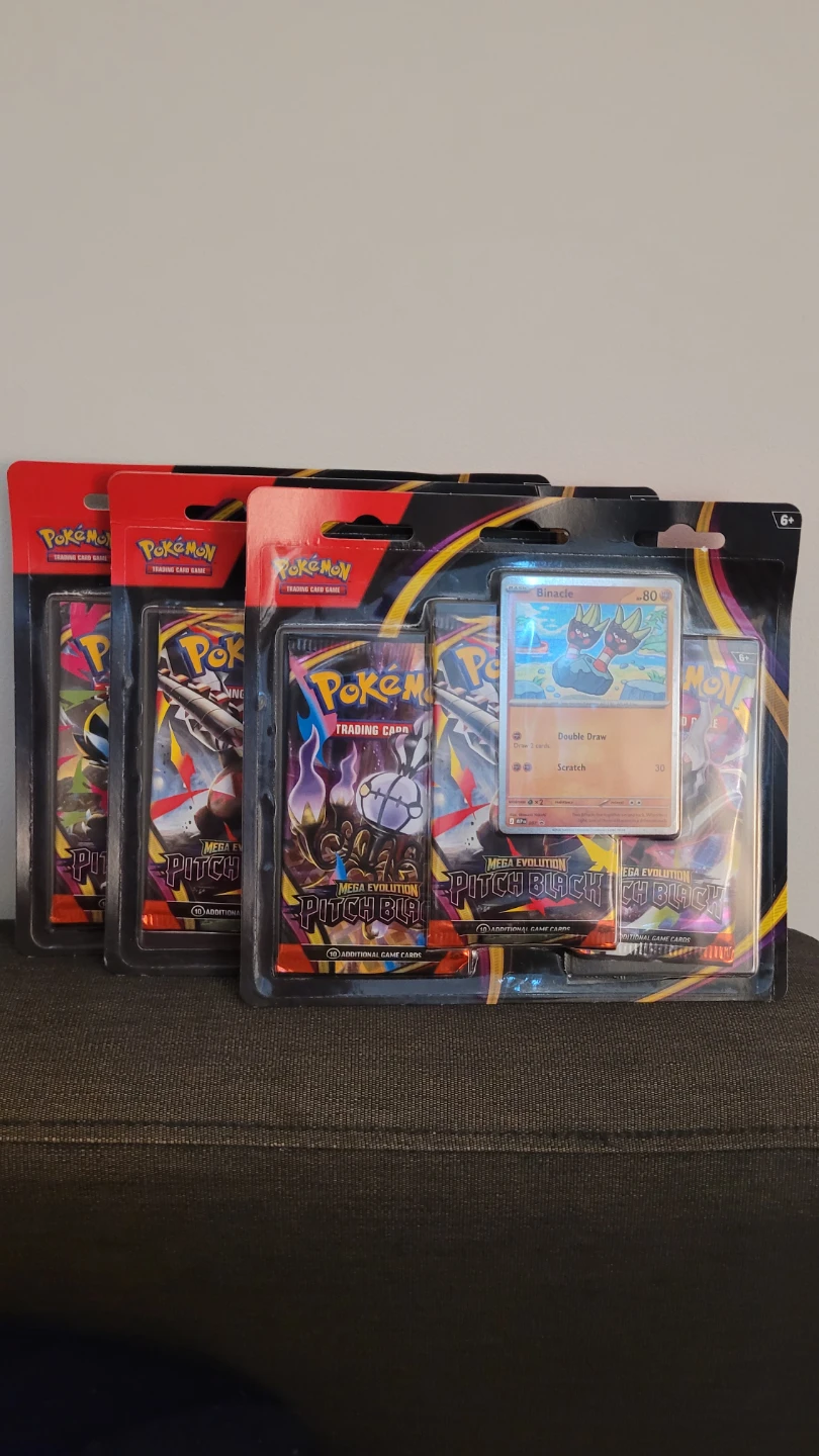 Pokemon Pitch Black 3 Pack Blister
