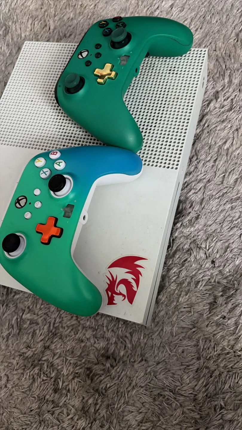 Xbox One S Console with 2 Controllers - photo 2