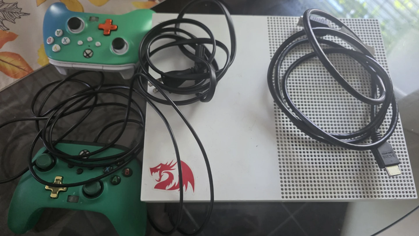 Xbox One S Console with 2 Controllers - photo 3