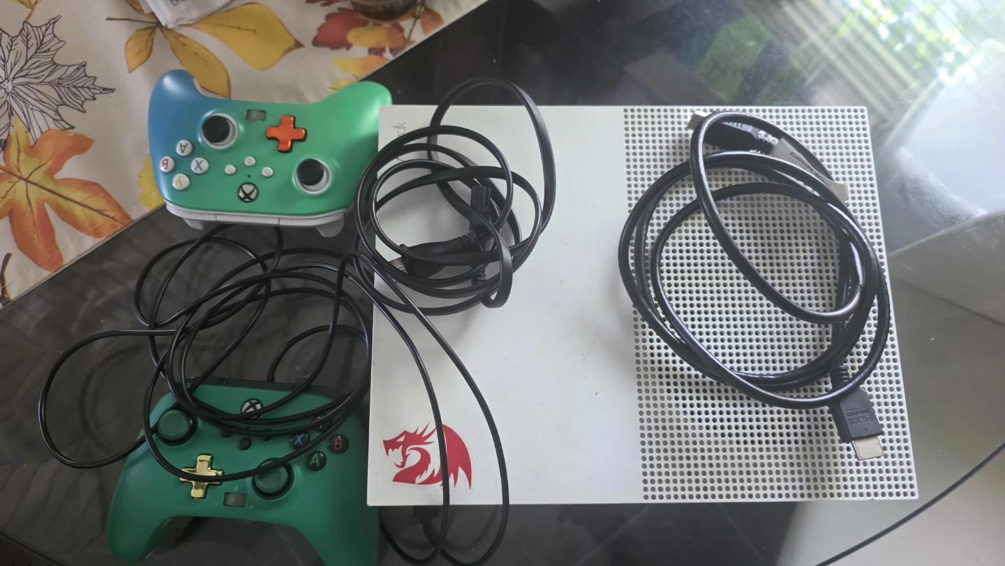 Xbox One S Console with 2 Controllers