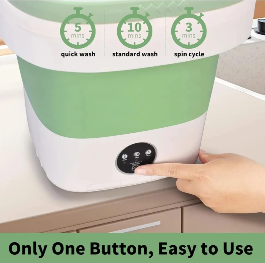 portable folding washing machine