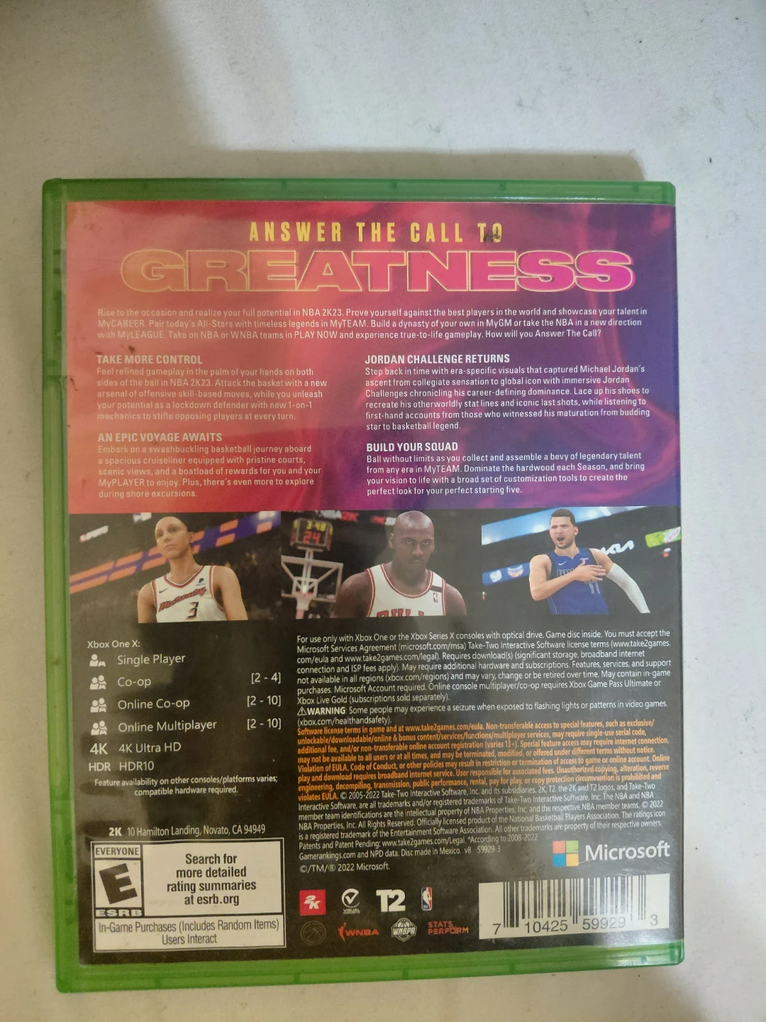 2K NBA 2K23 Xbox One Disc w/ Case - photo 3
