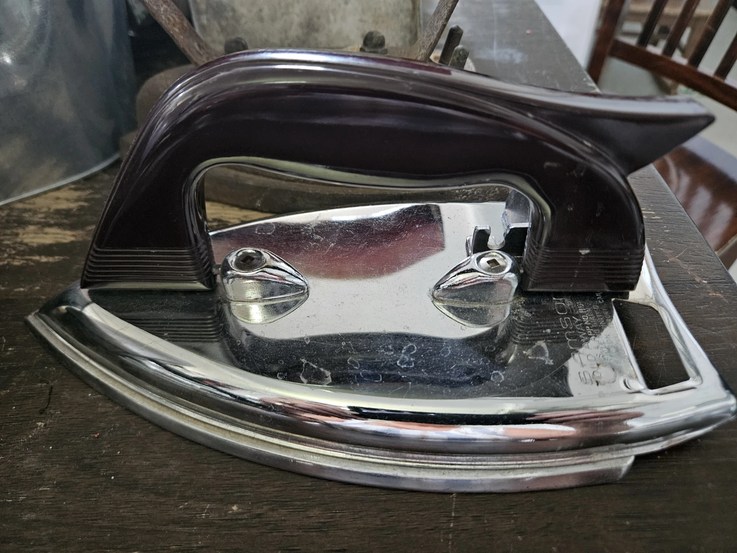 Assorted Vintage Irons and Iron Stand - photo 2