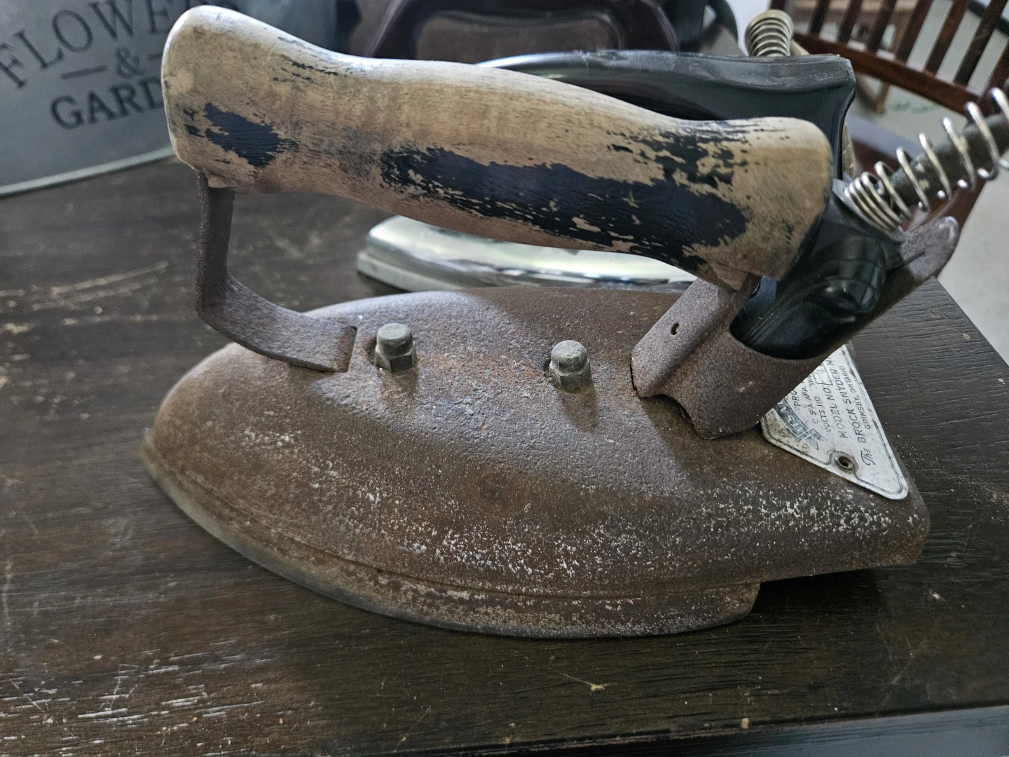 Assorted Vintage Irons and Iron Stand - photo 4