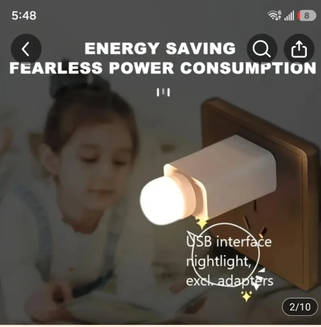 New 2 USB Night Light - photo 2
