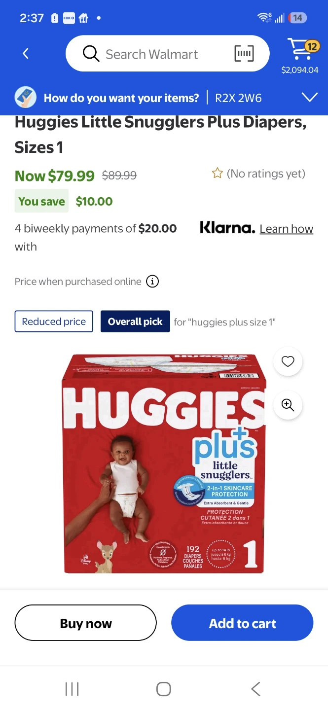Huggies size 1