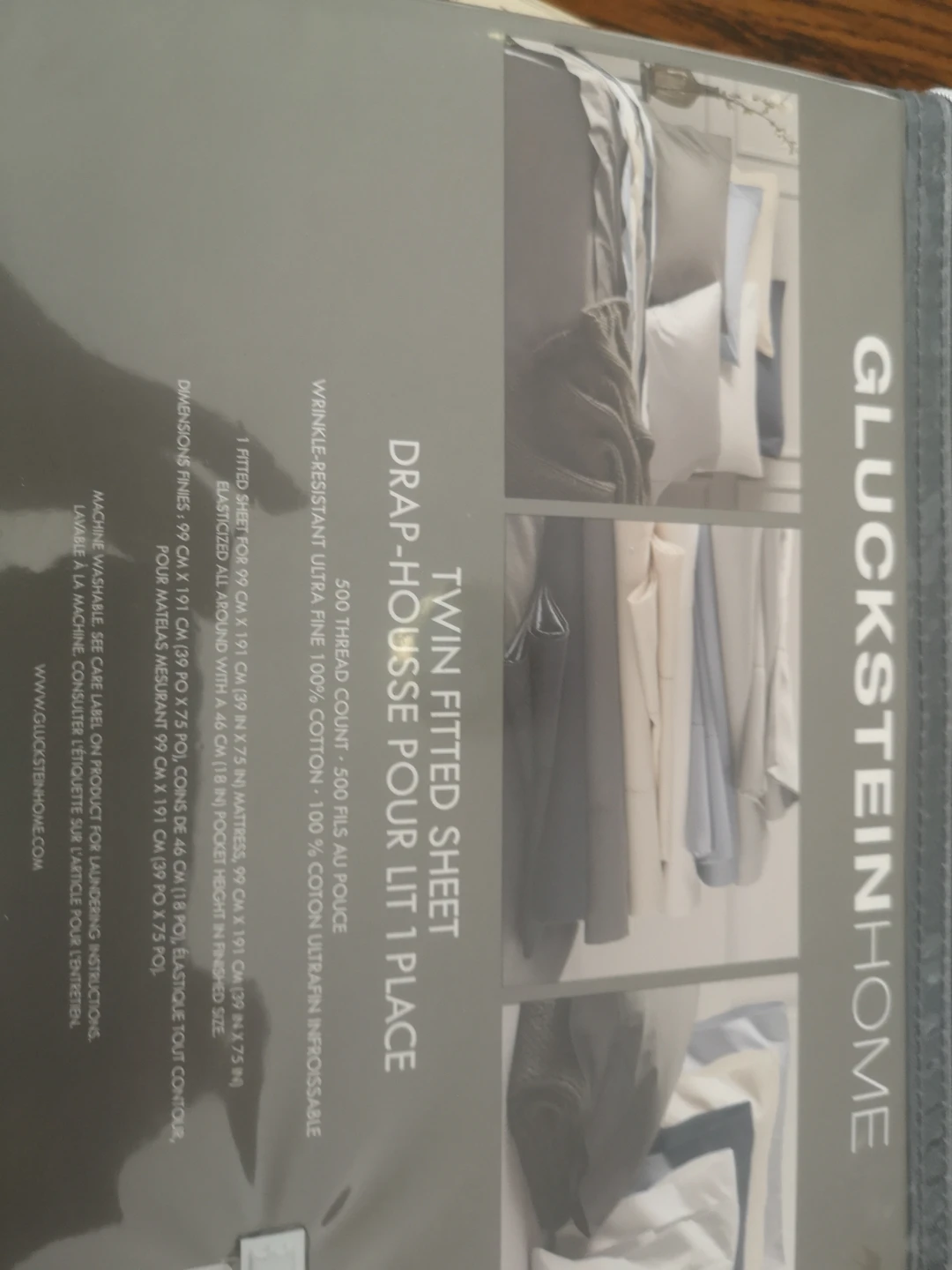 Gluckstein Home  500 thread cotton bed sheets