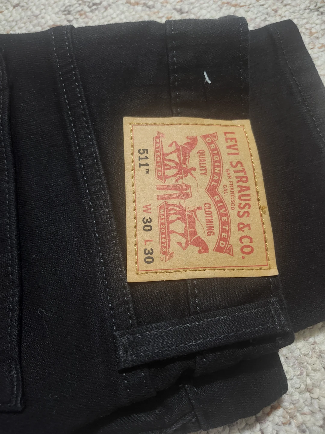 Levi's 511 Slim Fit Jeans - Black - photo 2
