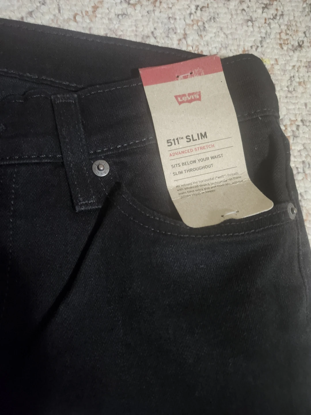 Levi's 511 Slim Fit Jeans - Black - photo 3