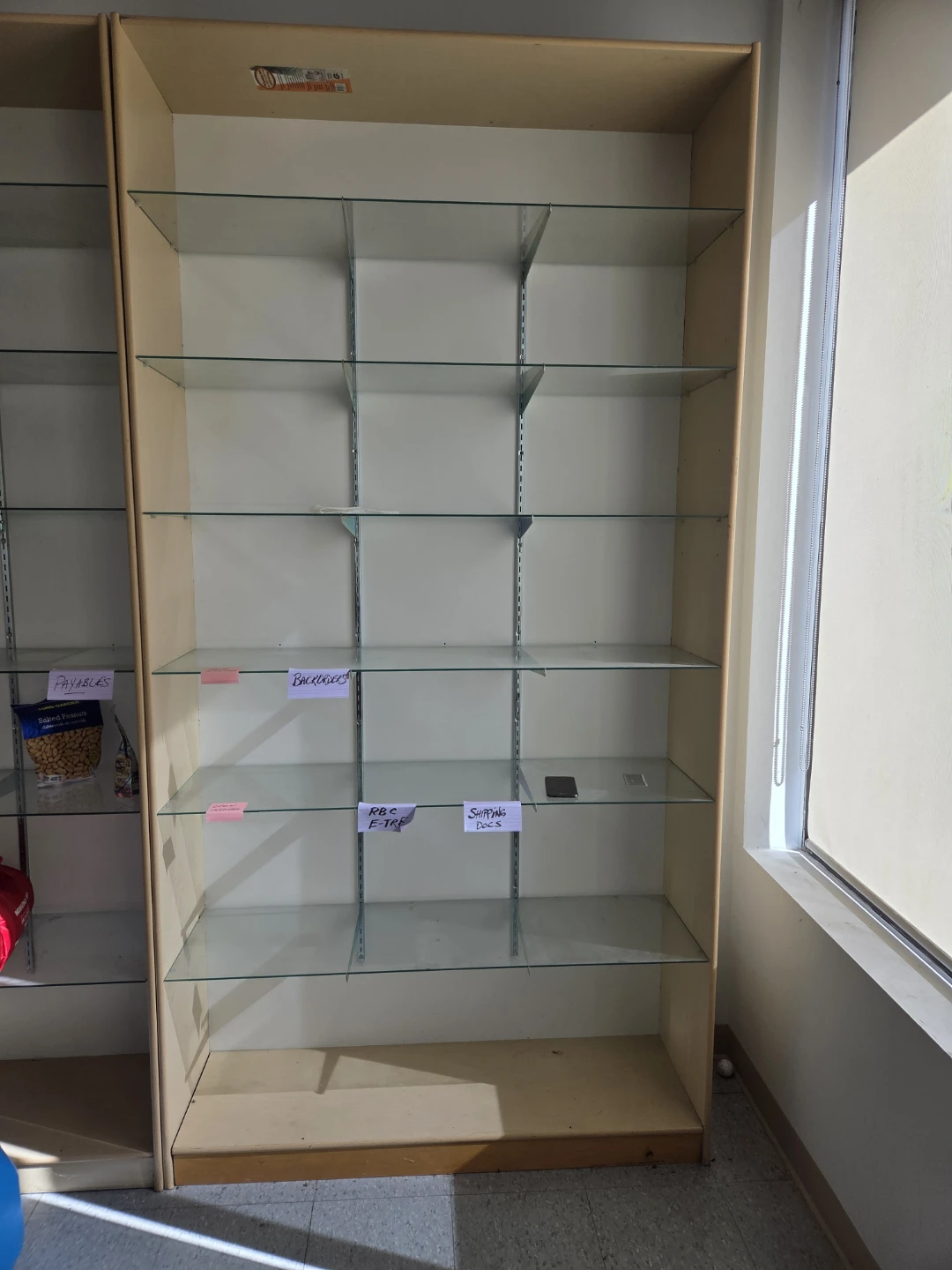 Showroom Shelf $150 each.