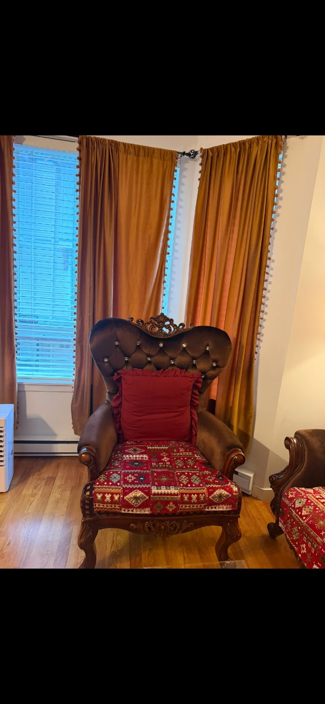Antique Style Sofa and Armchair Set bed frame and dining table - photo 5