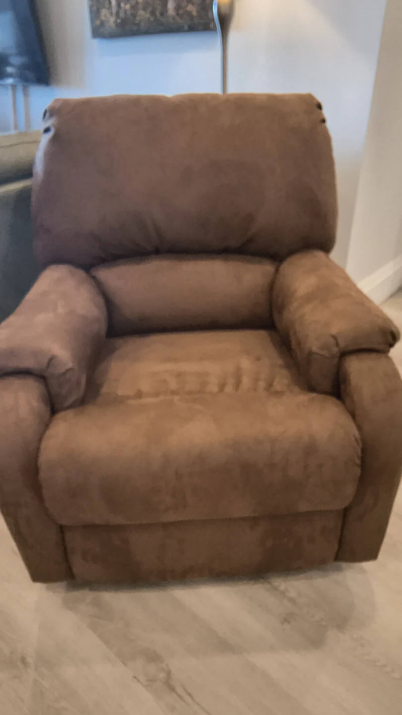Brown Recliner, Rocker and Swivel Chair