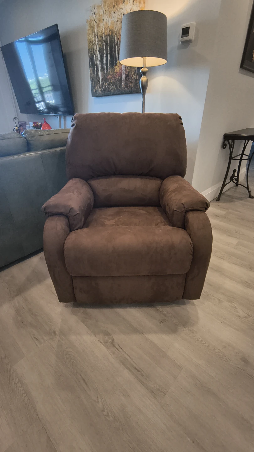 Brown Recliner, Rocker and Swivel Chair - photo 2