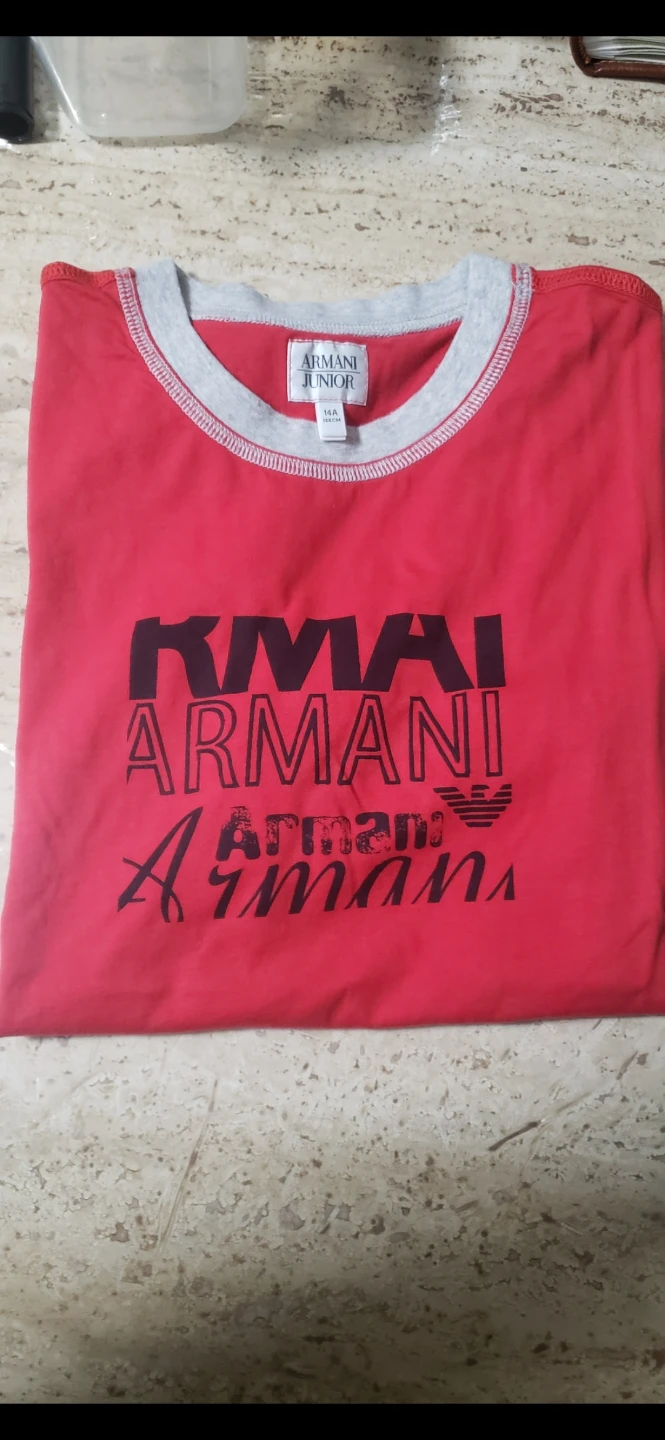 Armani Junior Red T-Shirt