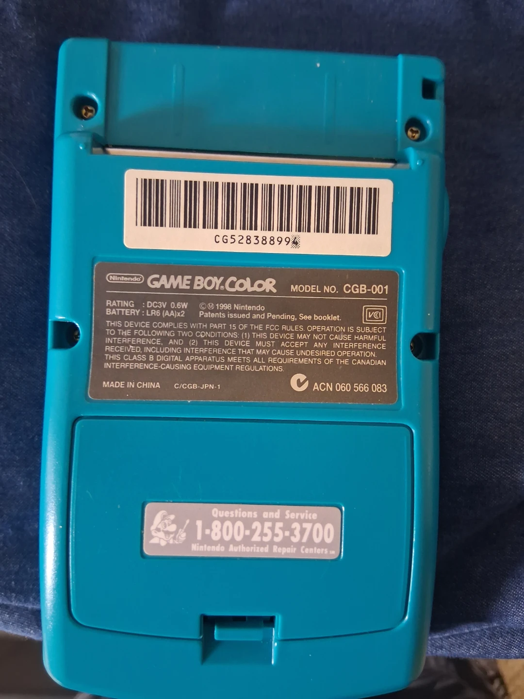 Game boy color excellent condition - photo 3