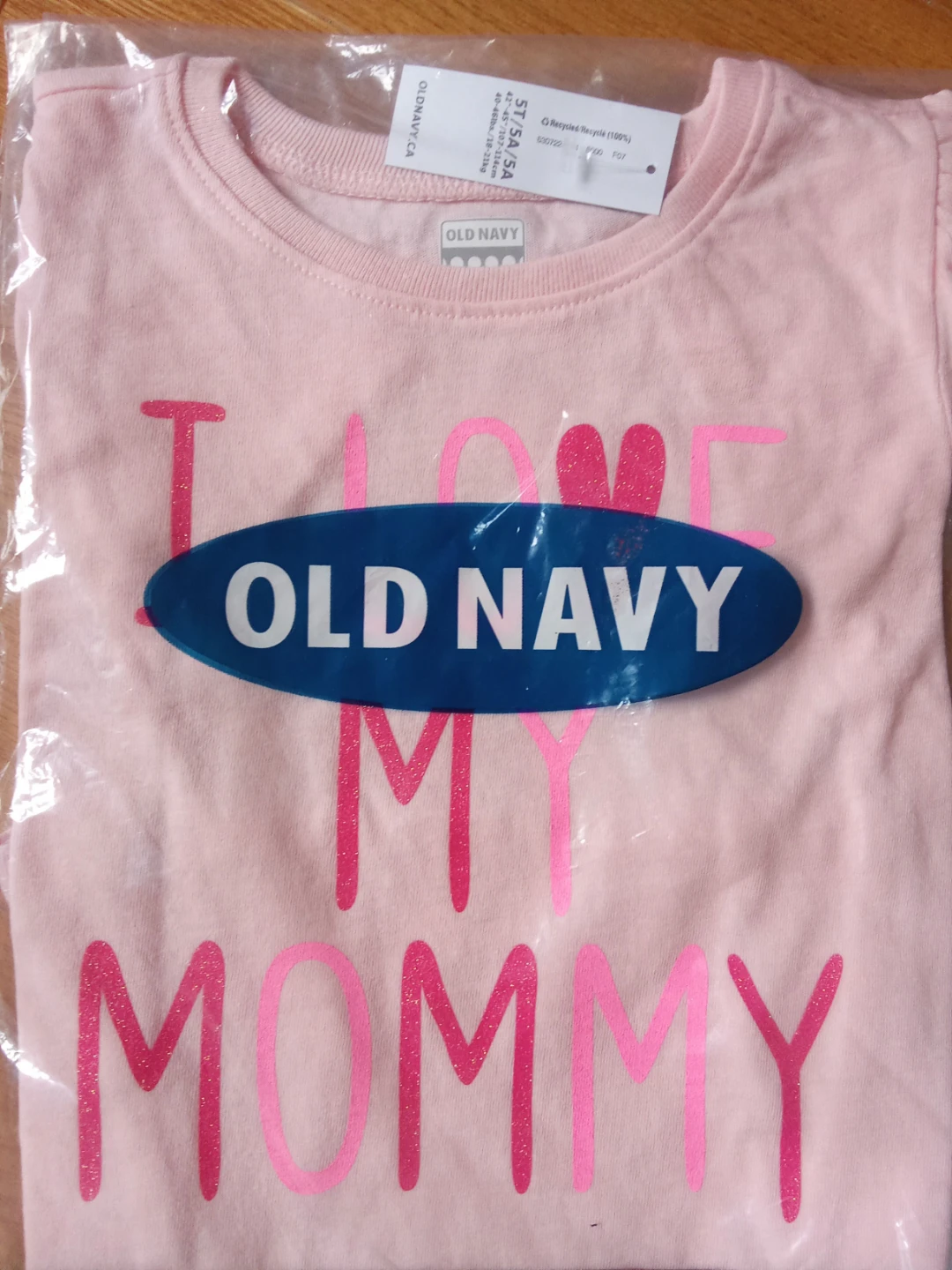 "I Love My Mommy" & "I Love My Dad" T-shirts (4T-5T - photo 2