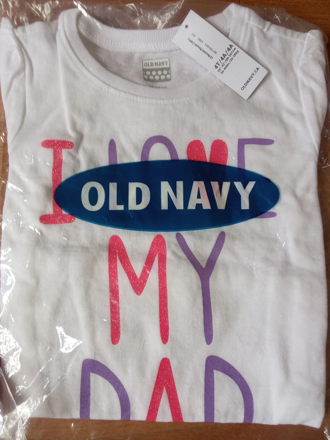 "I Love My Mommy" & "I Love My Dad" T-shirts (4T-5T - photo 3