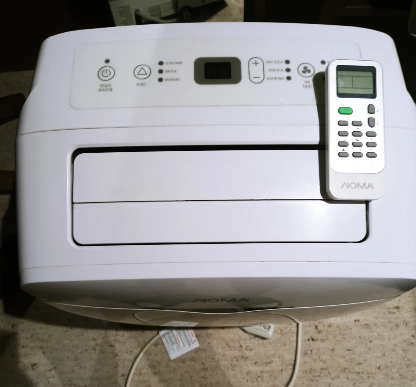 Noma Portable Air Conditioner with Remote