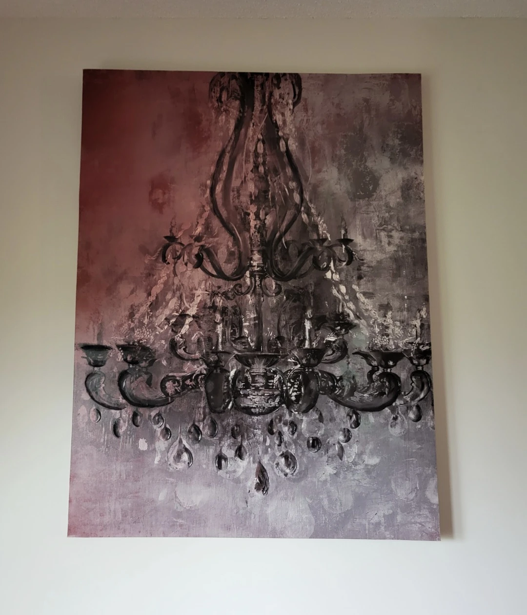 Chandelier Canvas Wall Art