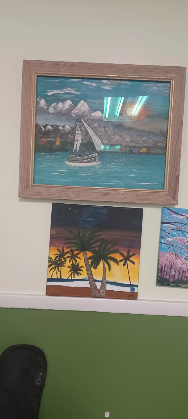 Hand Paintings original, includes frame - photo 5